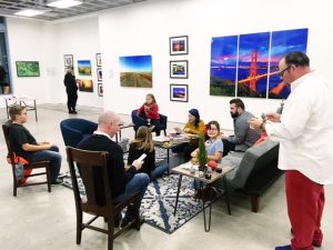 Sundance Square was the location of the second Jeremy Enlow Pop Up Gallery